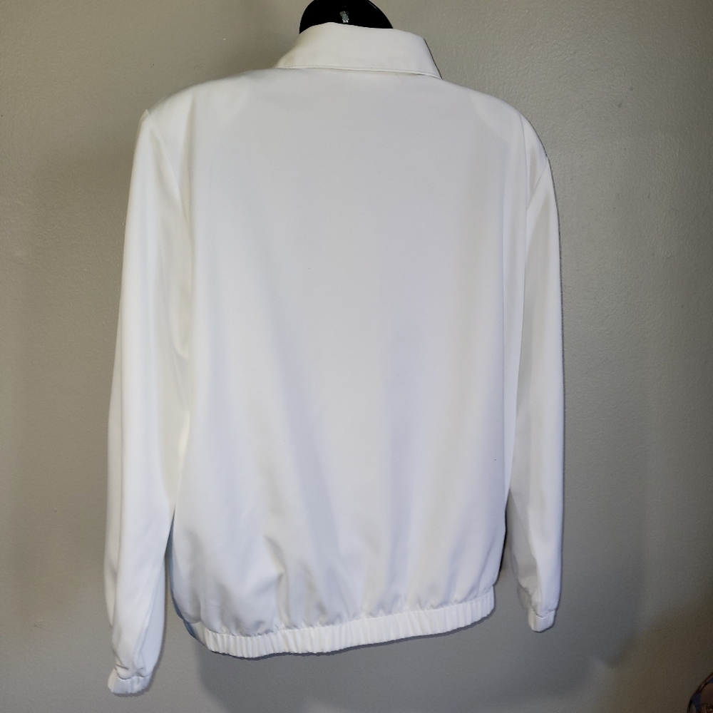 Alfred Dunner WOMEN'S JACKET SZ 8P BEACH OCEAN THEME Fish  Seashells Jacket - Picture 4 of 6